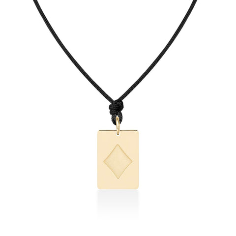 14K yellow gold Snowflake pendant