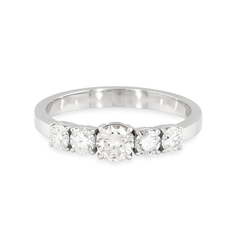 18K white gold engagement ring with morganite and diamonds 0.64ct