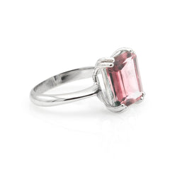 Pink Amethyst 3.44ct White Gold Ring - Paris Collection