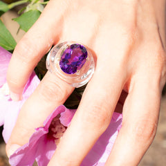 Amethyst Ring –  Milan Collection