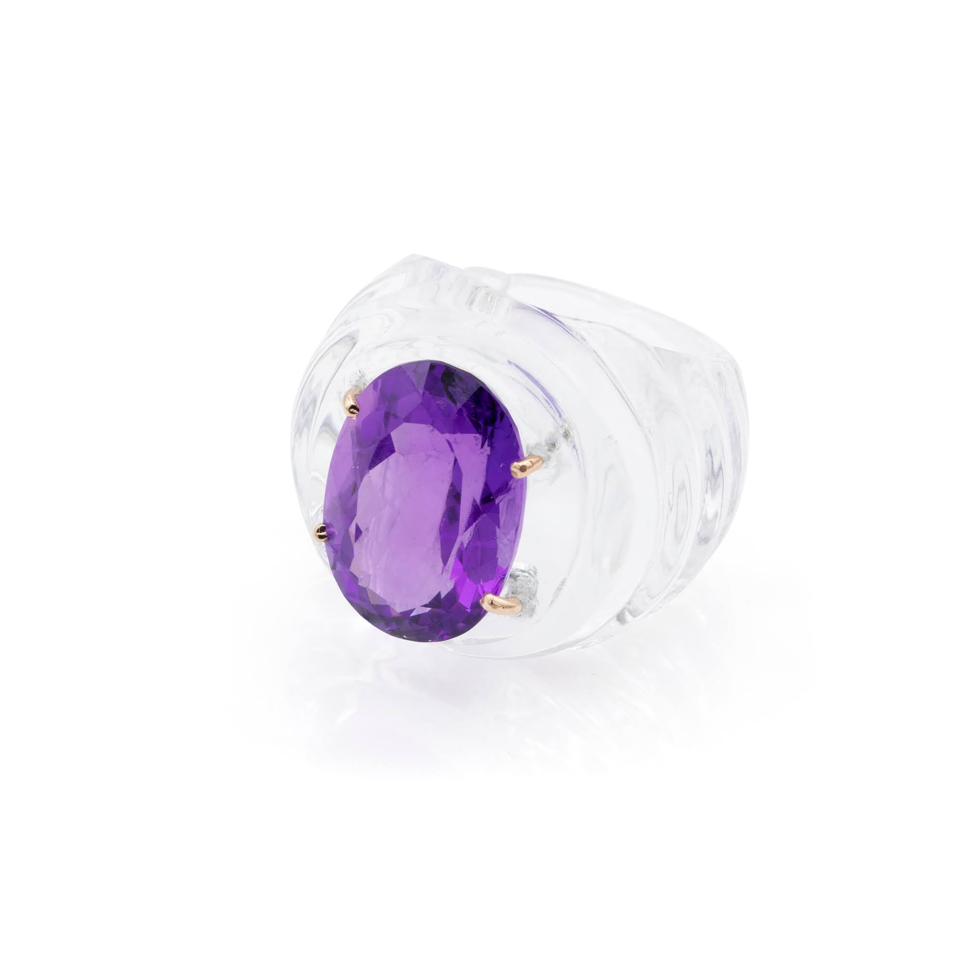 Amethyst Ring –  Milan Collection