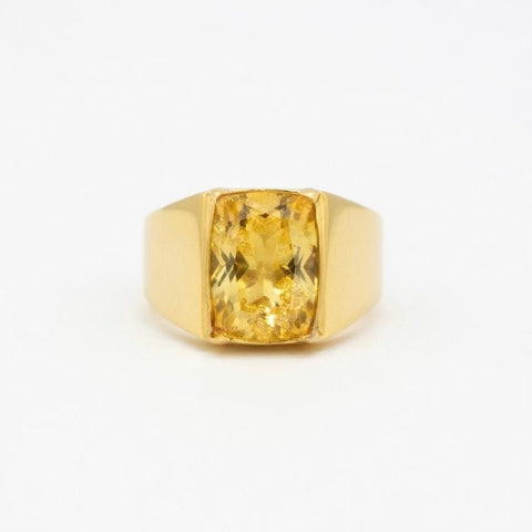 Ravello | Inel cu Citrin Natural Oval Cut 1.67ct, aur galben 18k