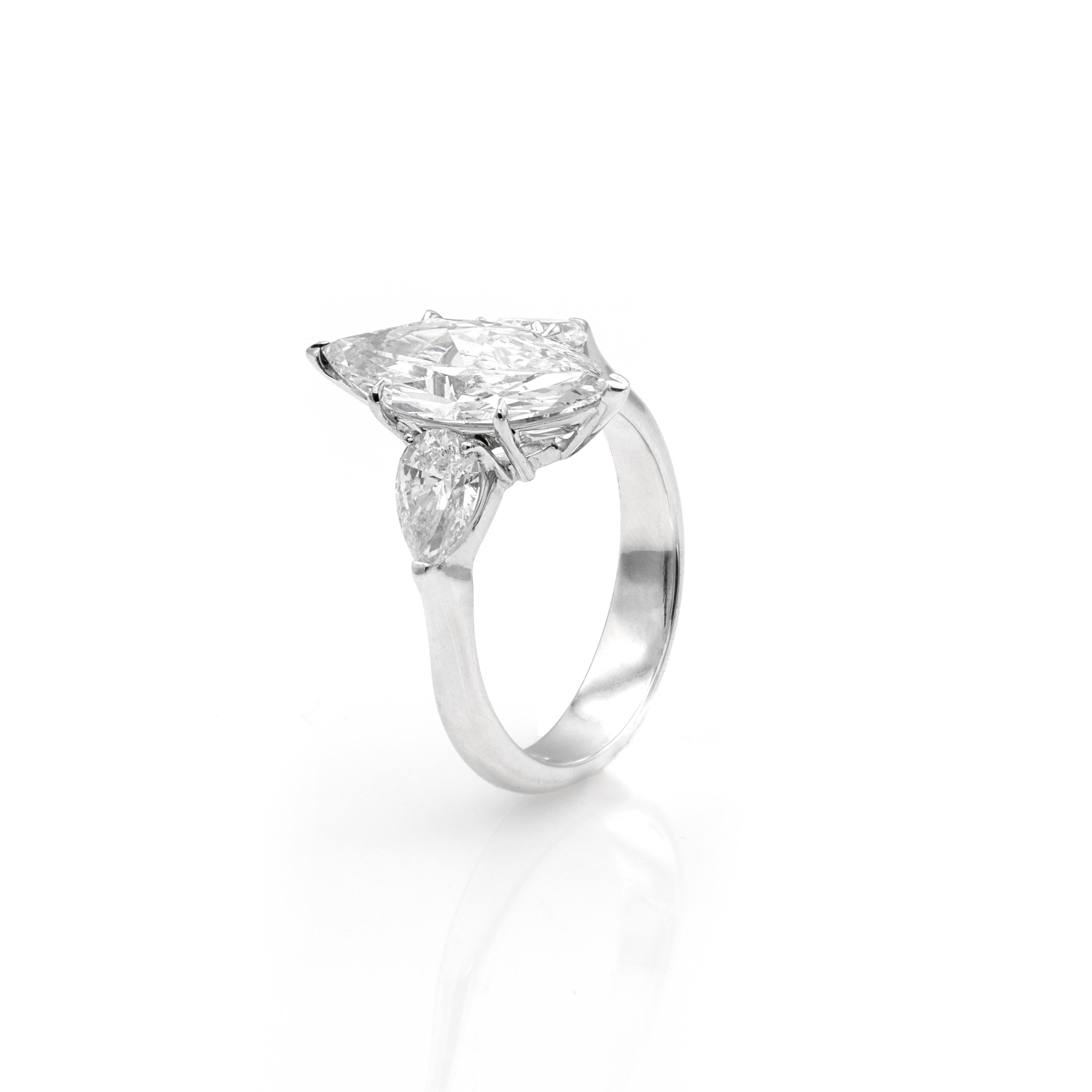 Marquise Diamond 3.01ct Ring –  London Collection