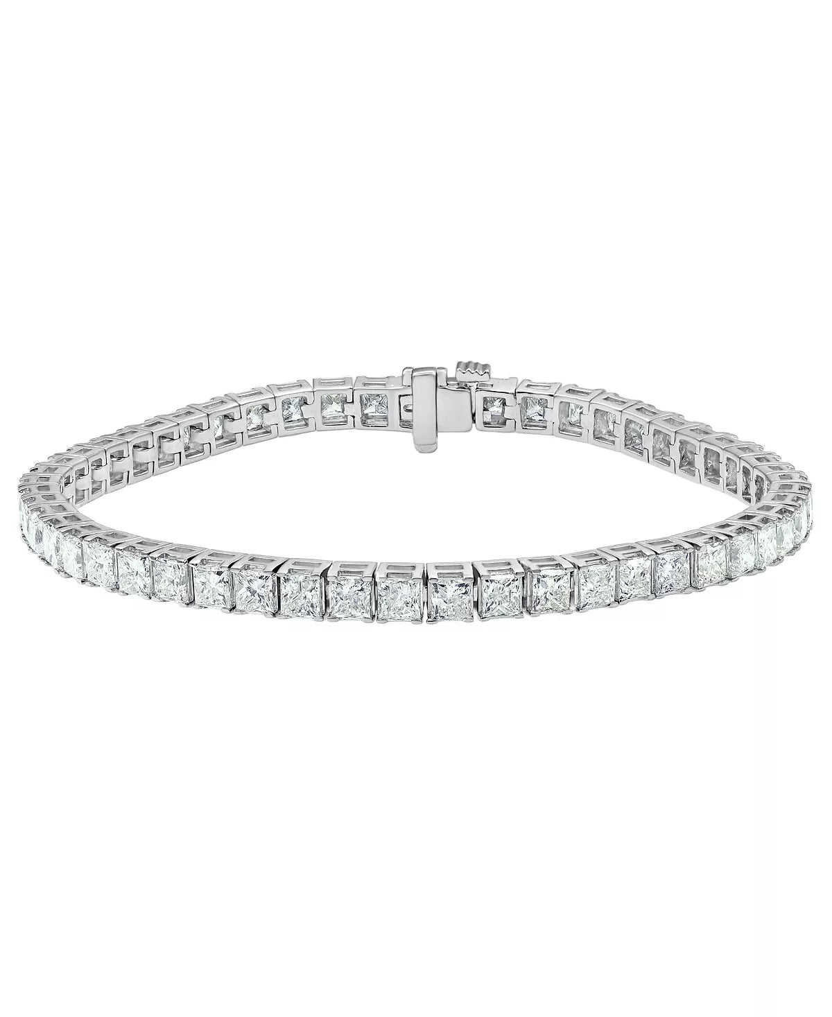 Tennis Princess Cut Diamonds 4.00ct Bracelet – New York Collection