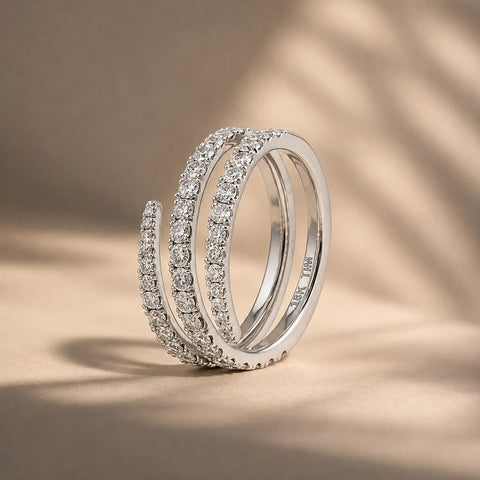 Bellagio | Inel Diamante Naturale 1.25ct | Aur Alb 18K