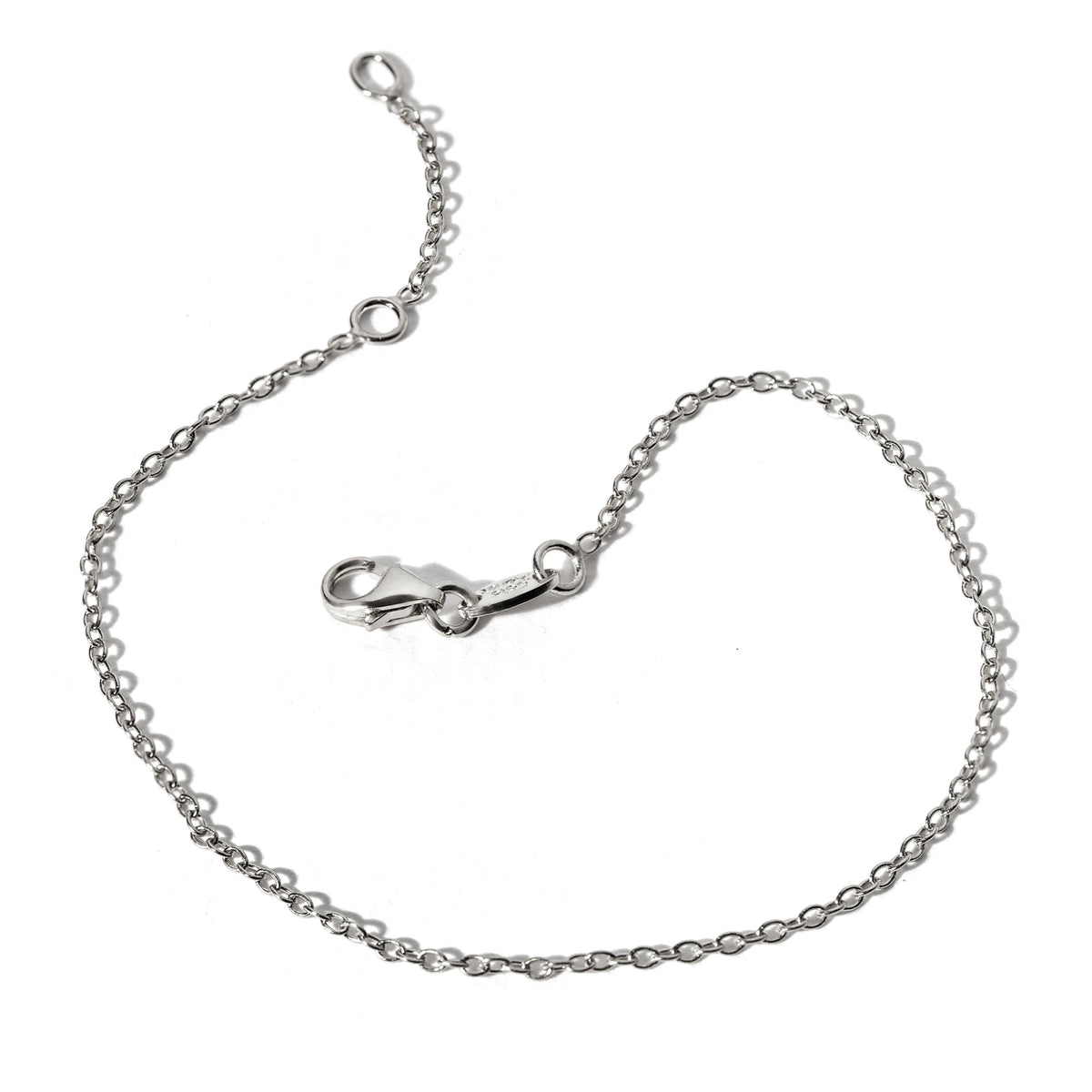 Bratara simpla aur alb 18K
