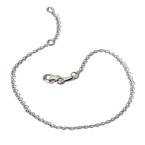 Bratara simpla aur alb 18K
