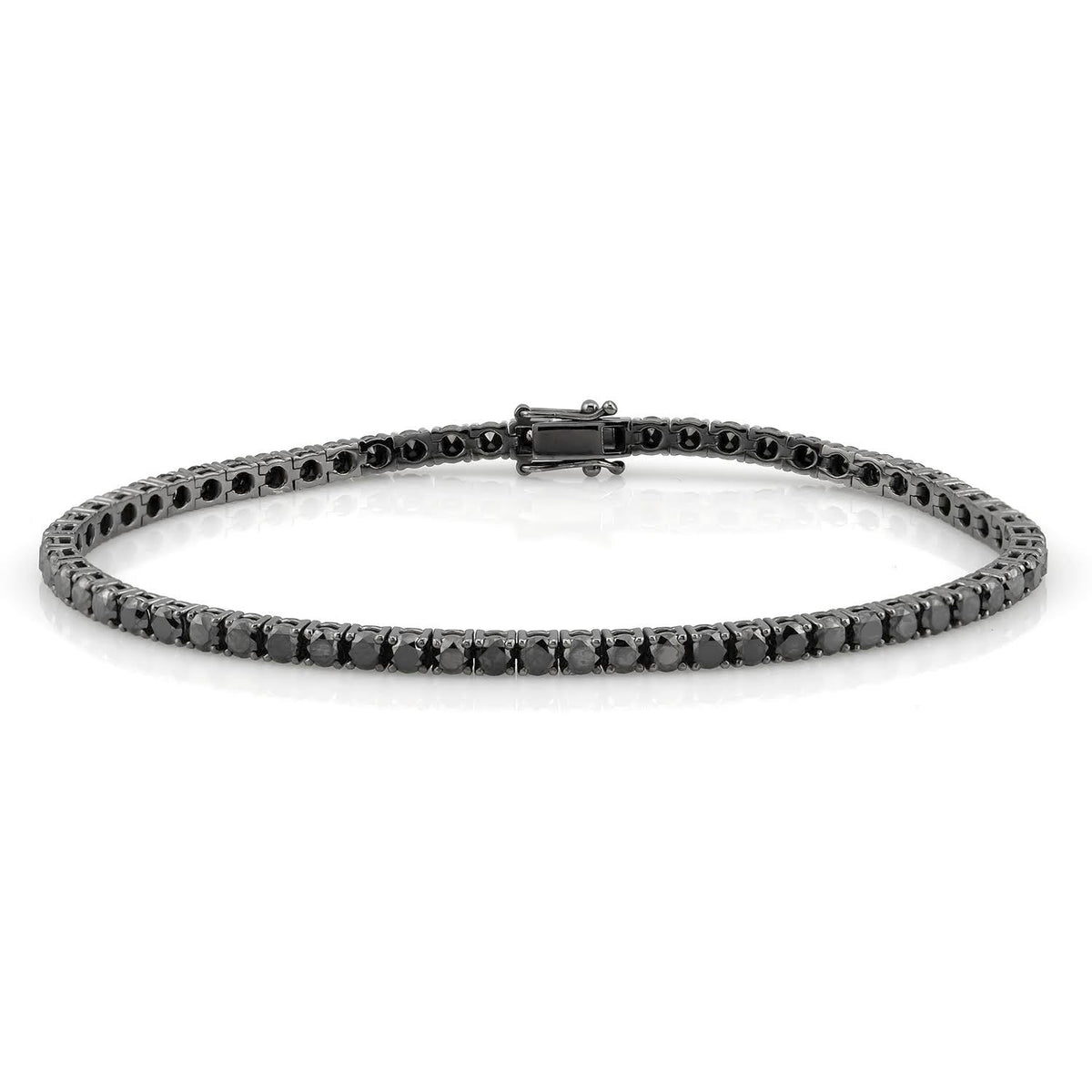 Bratara Nocturn Velours - Diamante Negre 1.50ct, Aur 18K
