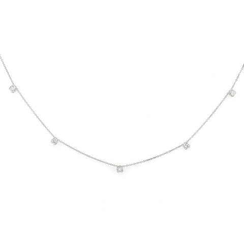 18k yellow gold 3D Star pendant chain with 1.25mm diamonds