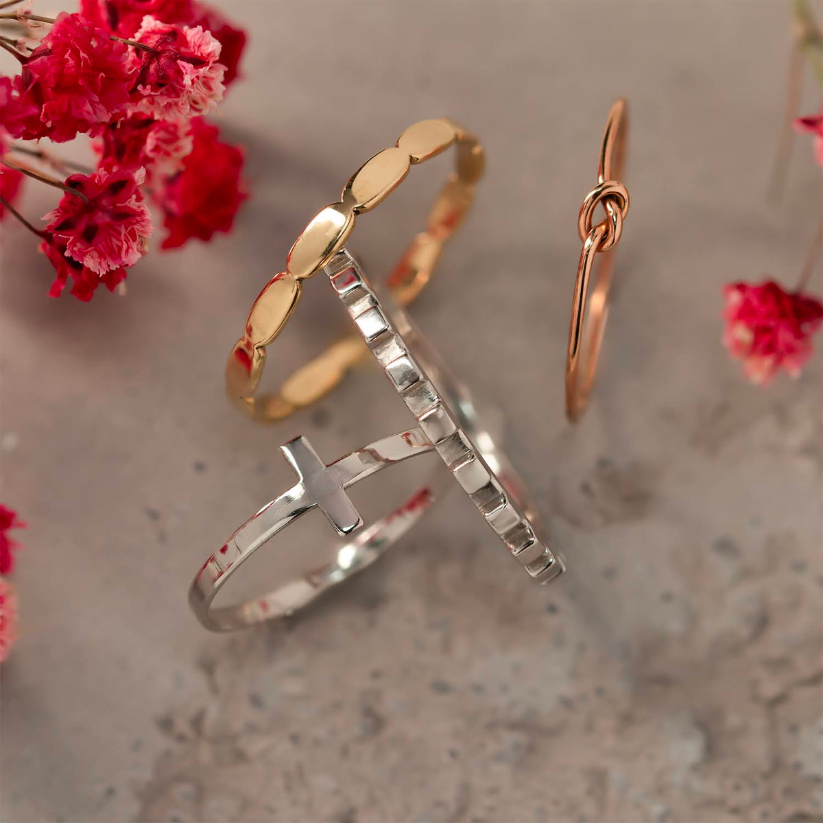 Knot ring 14K rose gold