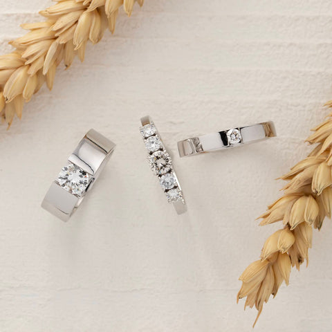 Inel cu diamant brilliant cut  de 0.63ct din aur de 18k