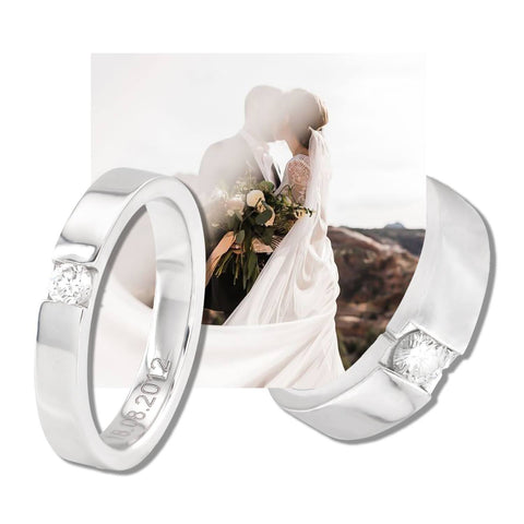 Inel cu diamant brilliant cut  de 0.63ct din aur de 18k