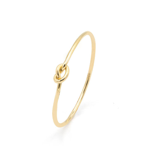 Knot ring 14K yellow gold