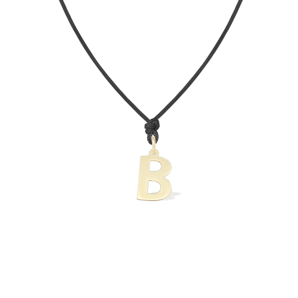 Pandant Litera B aur galben 14K