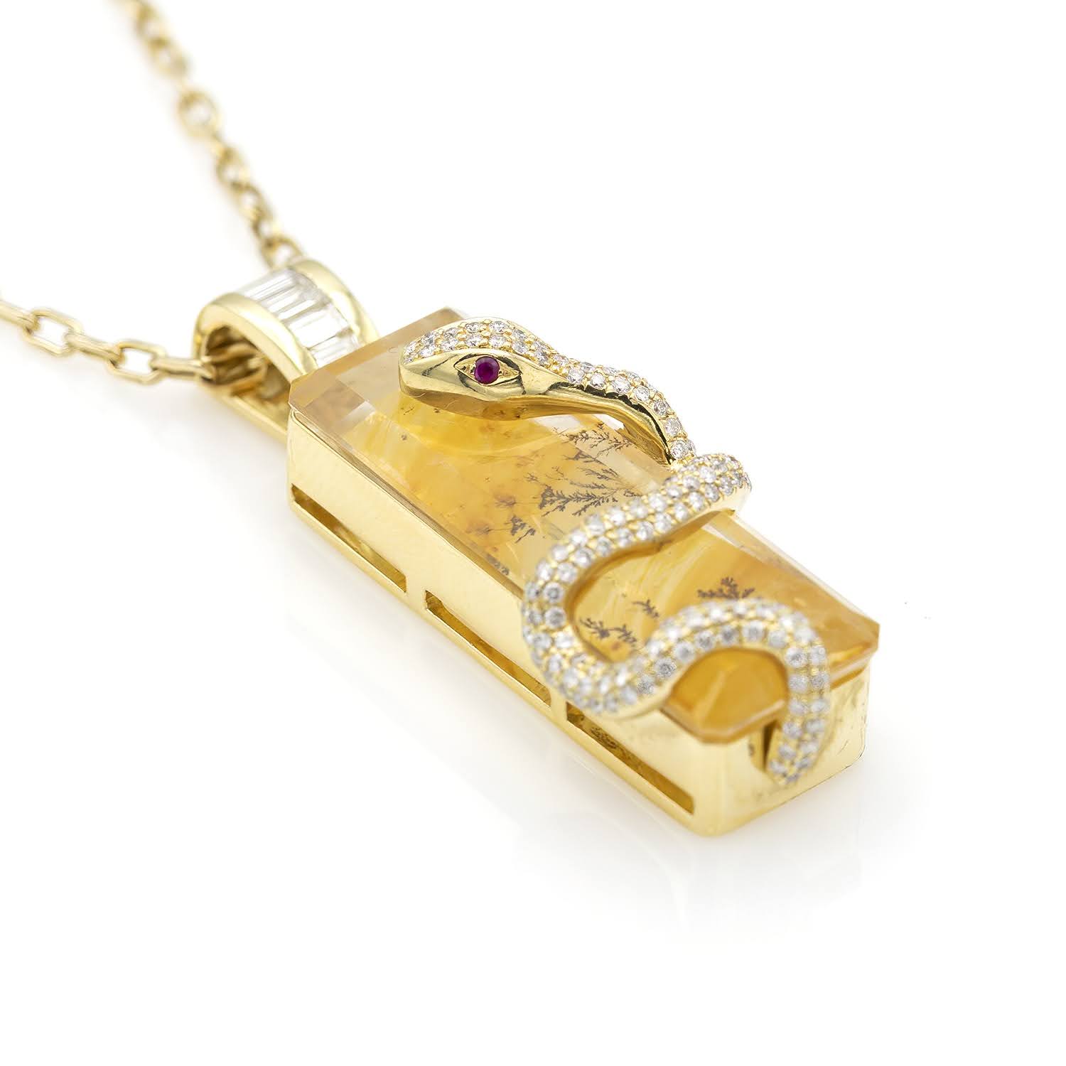 Snake Necklace – Milan Collection
