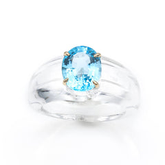 Inel Topaz Blue – Colecția Milan